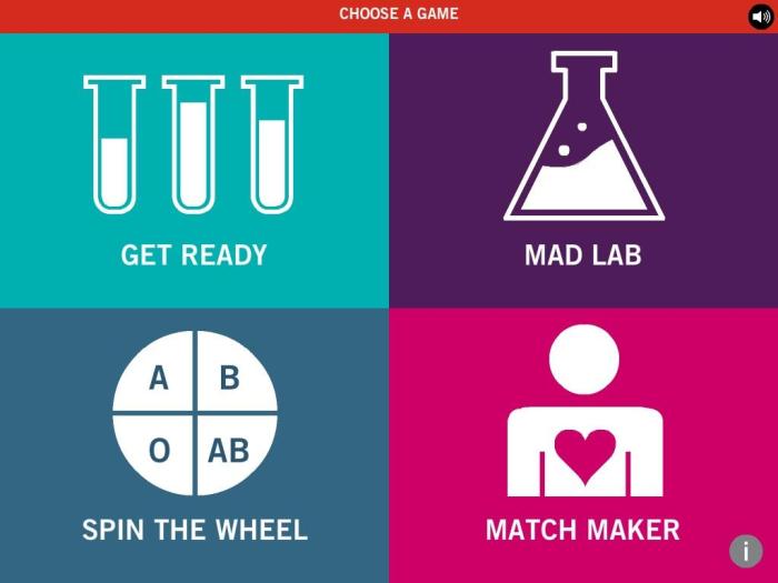 Blood typing game answer key