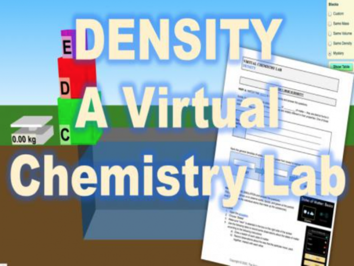 Density virtual lab answer key