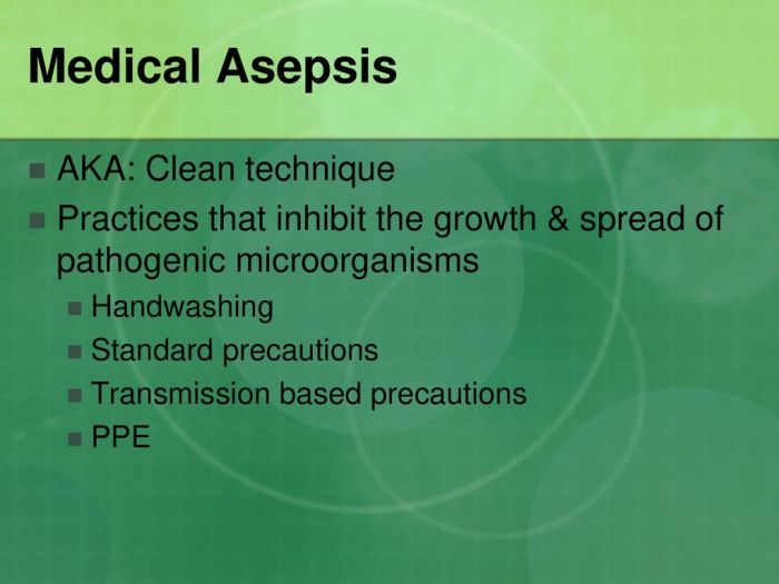 Chapter 17 medical asepsis and the osha standard