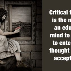 Critical thinkers possess the following characteristics except